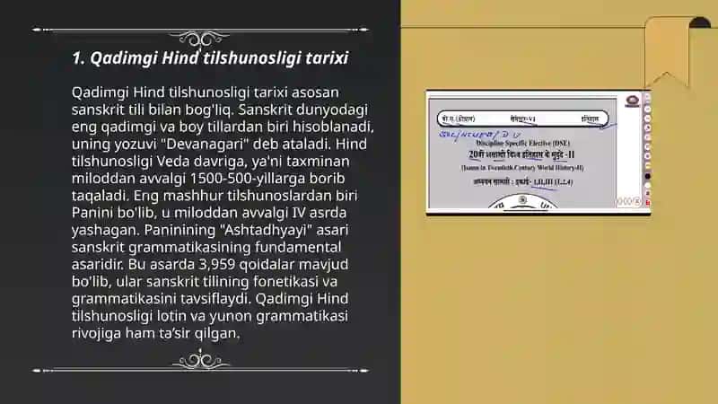 Qadimgi hind tilshunosligida lug'atchilik 3