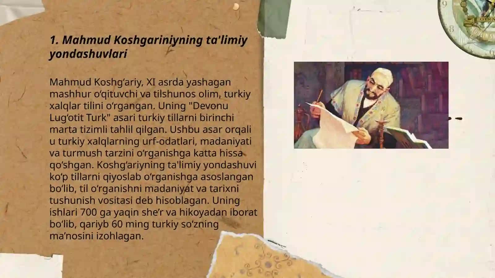 Mahmud Koshģariyning pedagogik qarashlari 3