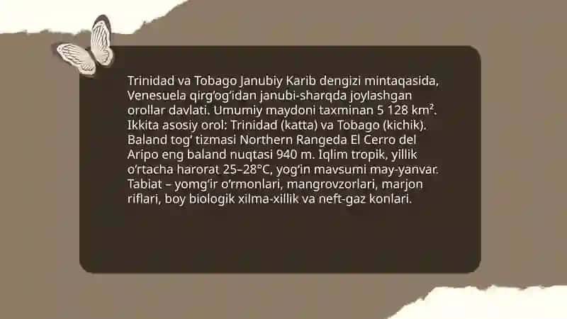 Trinidad va Tobago 3