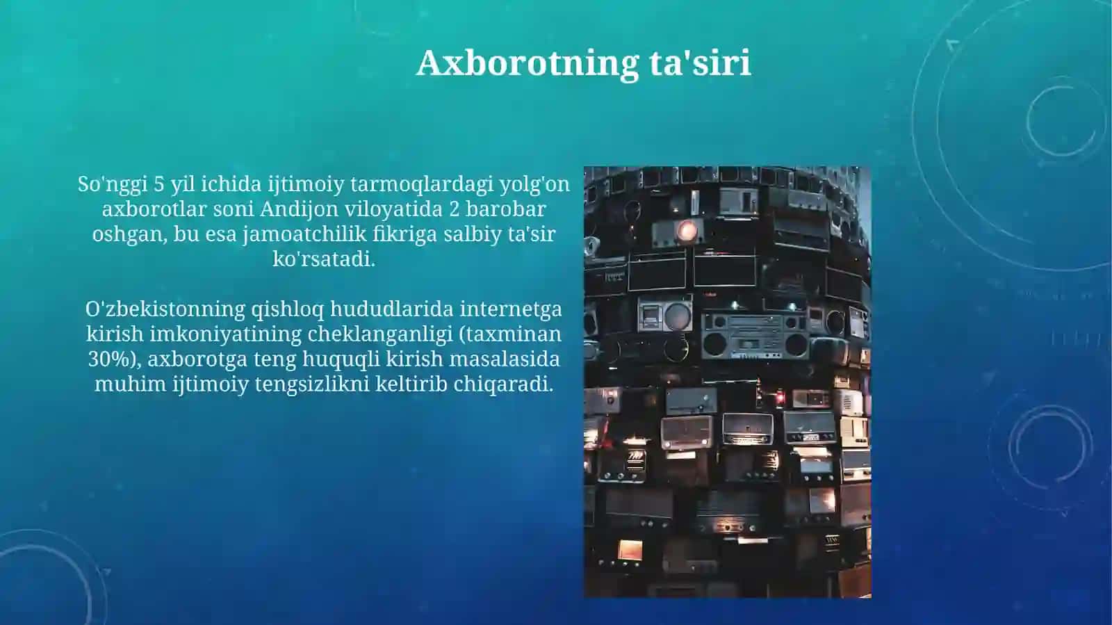 Axborot matnlar bilan ishlash va mediamadaniyat 3