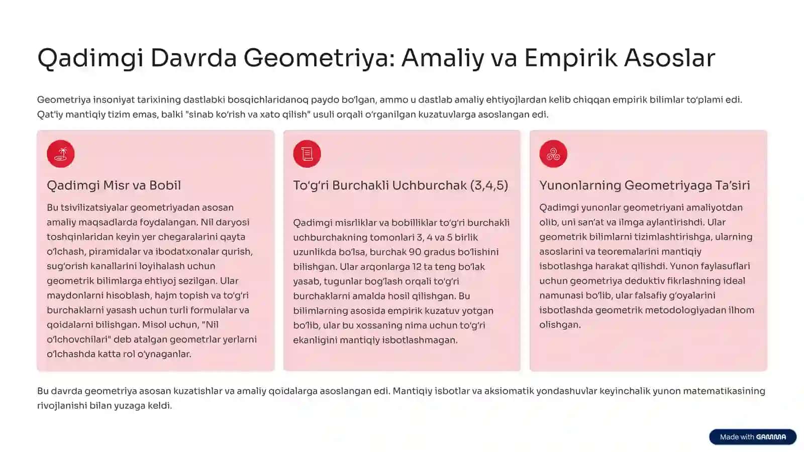 Geometriyaning Mantiqiy Tuzilishi: Asoslar va Tarixiy Yoʻnalishlar 3