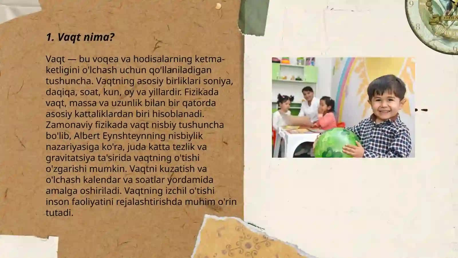 Vaqtning Tushunchasi 3