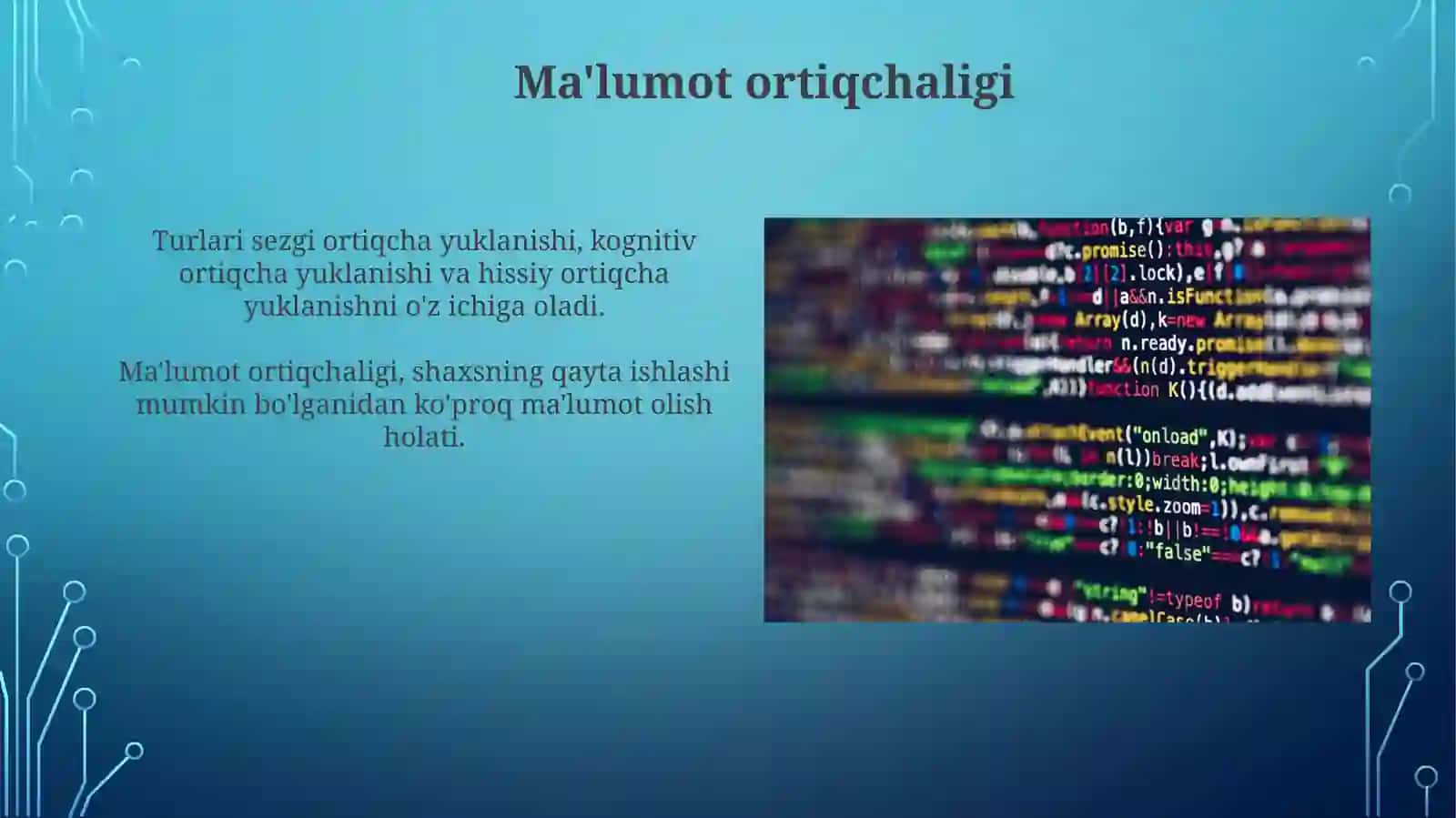 Axborottushun Chasi Vaturlari 3