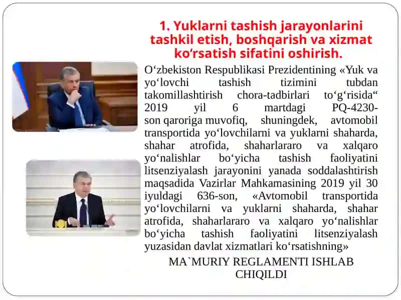 Transport iqtisodiyotida moddiy zaxiralar 3