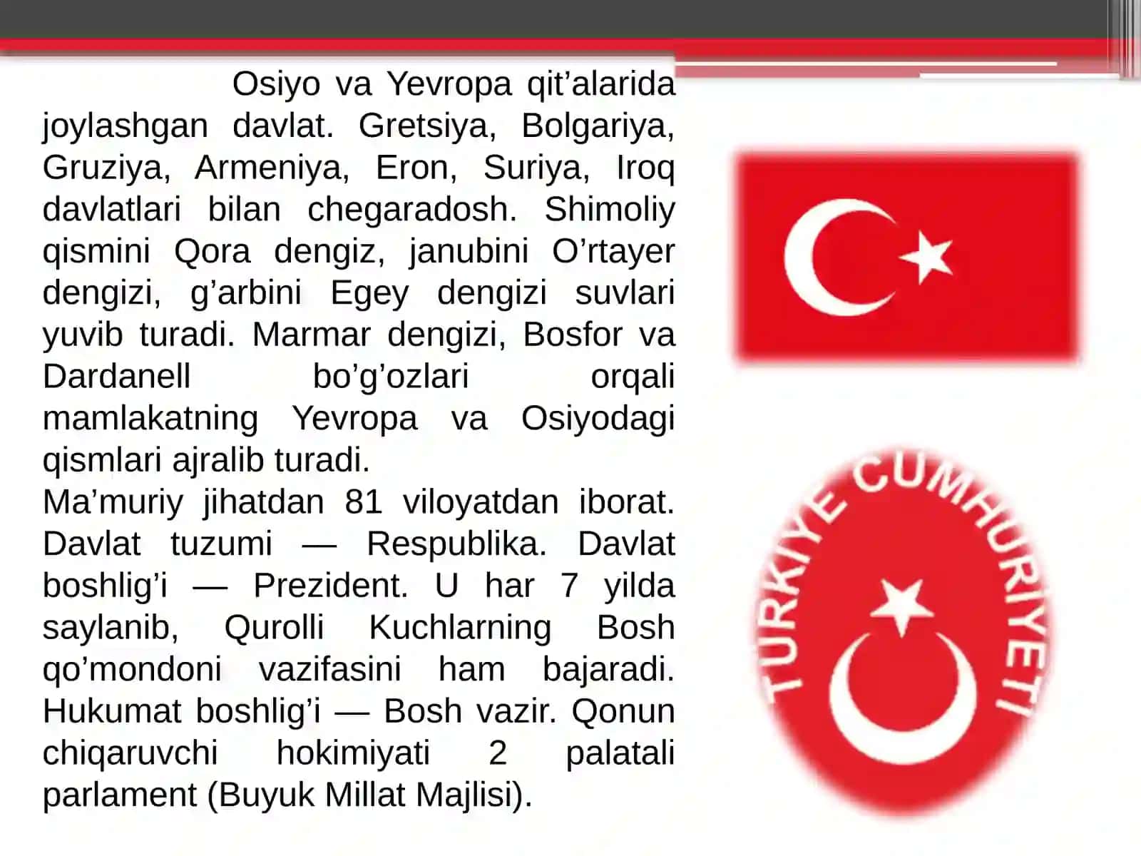 Osiyo va Yevropa qit'alarida joylashgan davlatlar 3