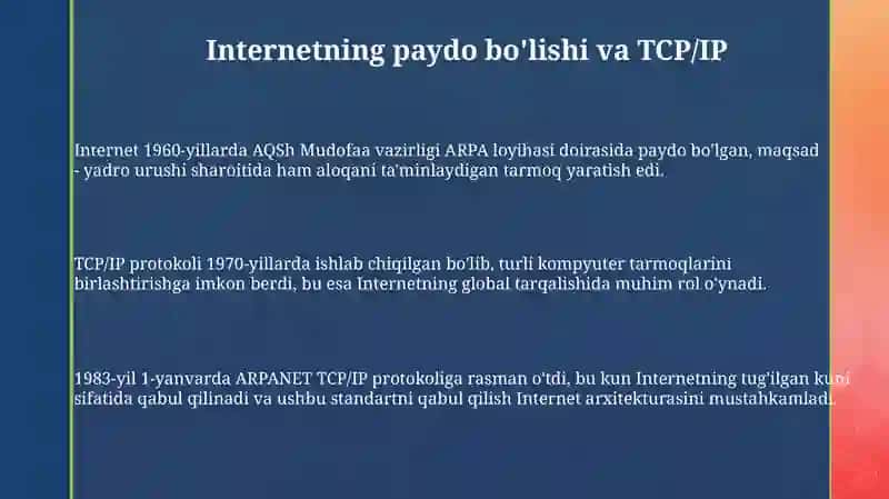 Internet va Word Wibe Web ixtirosi 3
