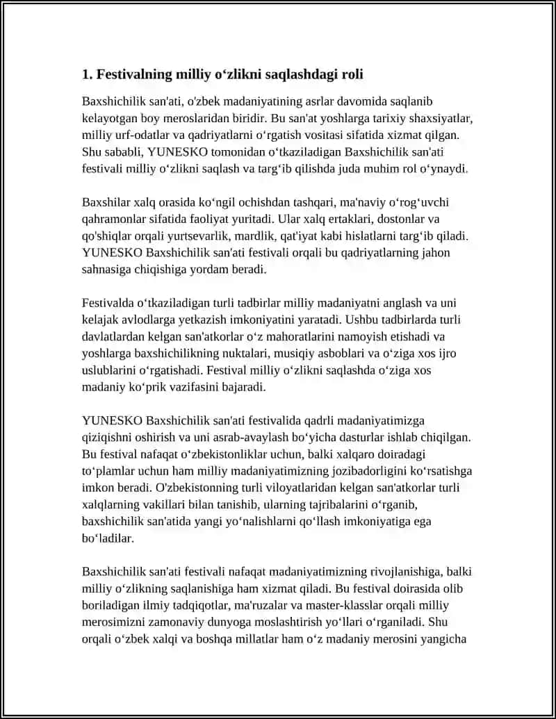 Baxshichilik San'ati Festivali 3