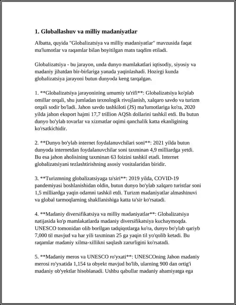 GLOBALLASHUV YANGI FALSAFIY MAVZU 3