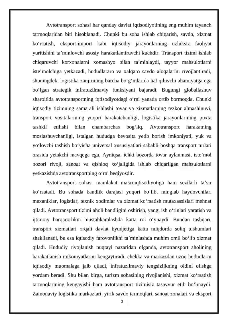 Avtotransport boshqaruv tuzilmasi 3