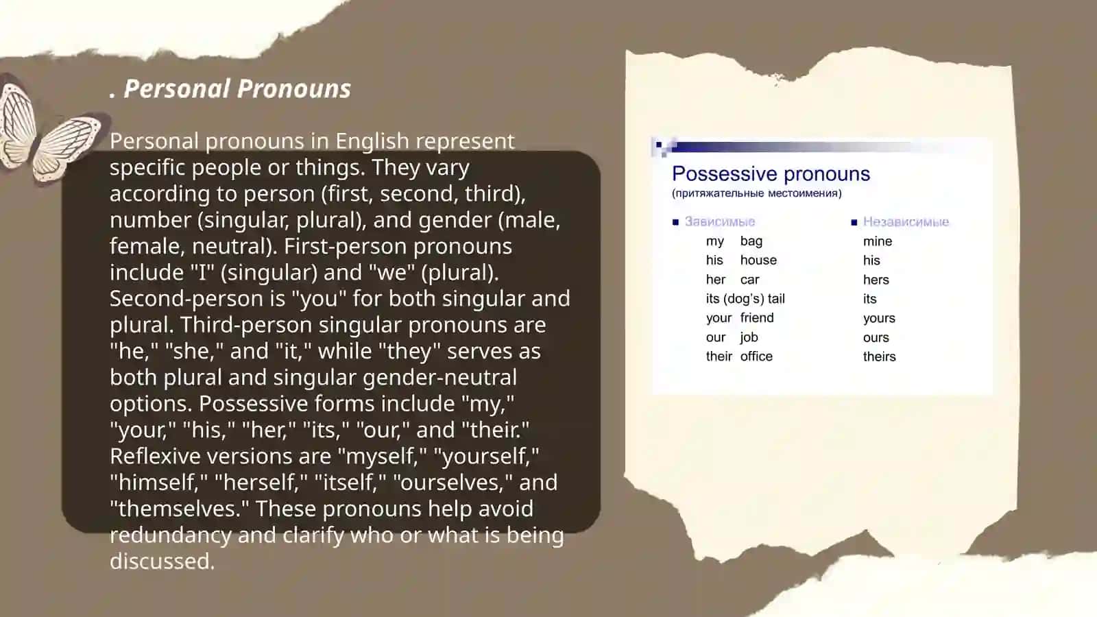 Pronouns 3
