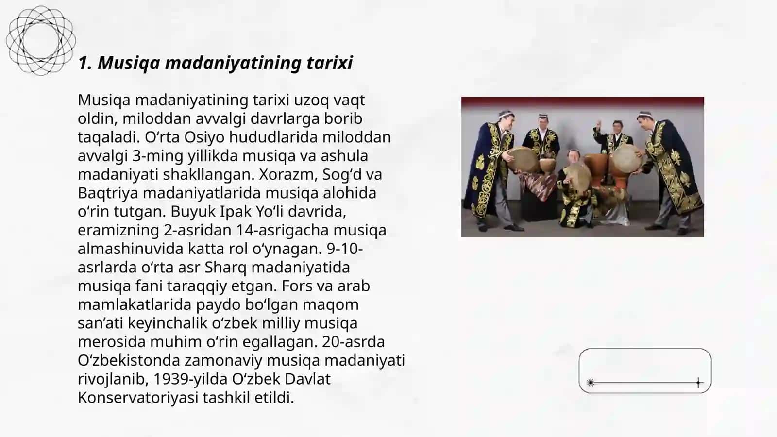 Musiqa madaniyatining tarixi 3