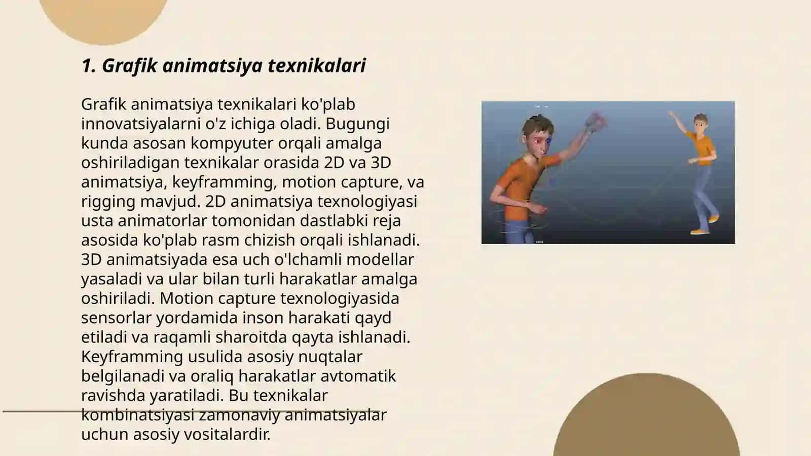 Klassik animatsiya usullari 3