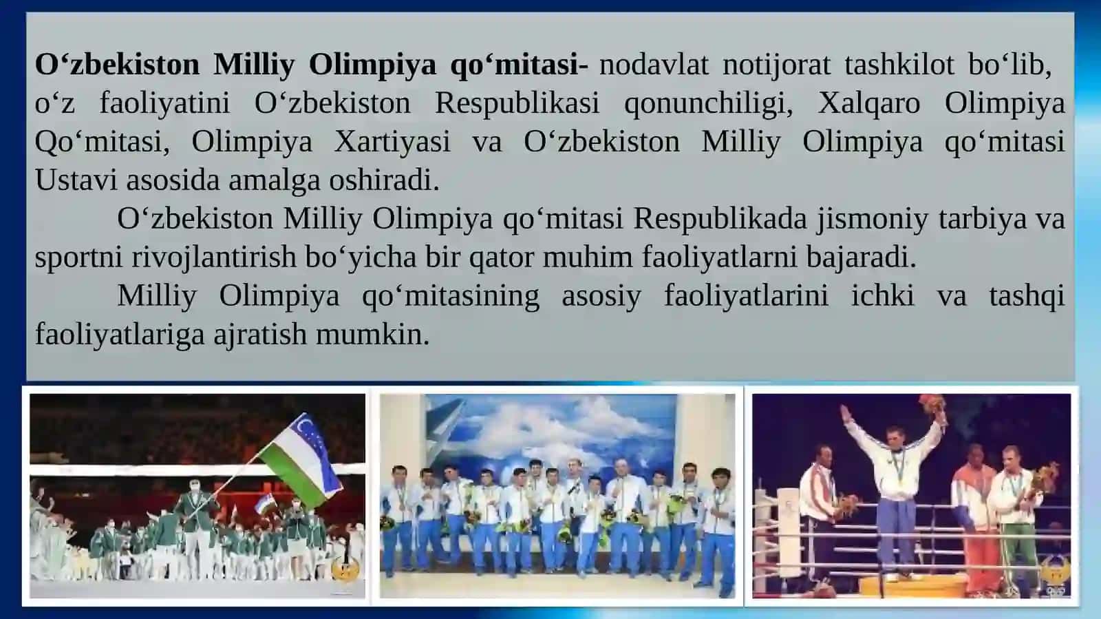 O‘zbekistonda Olimpiya harakatining rivojlanishi 3