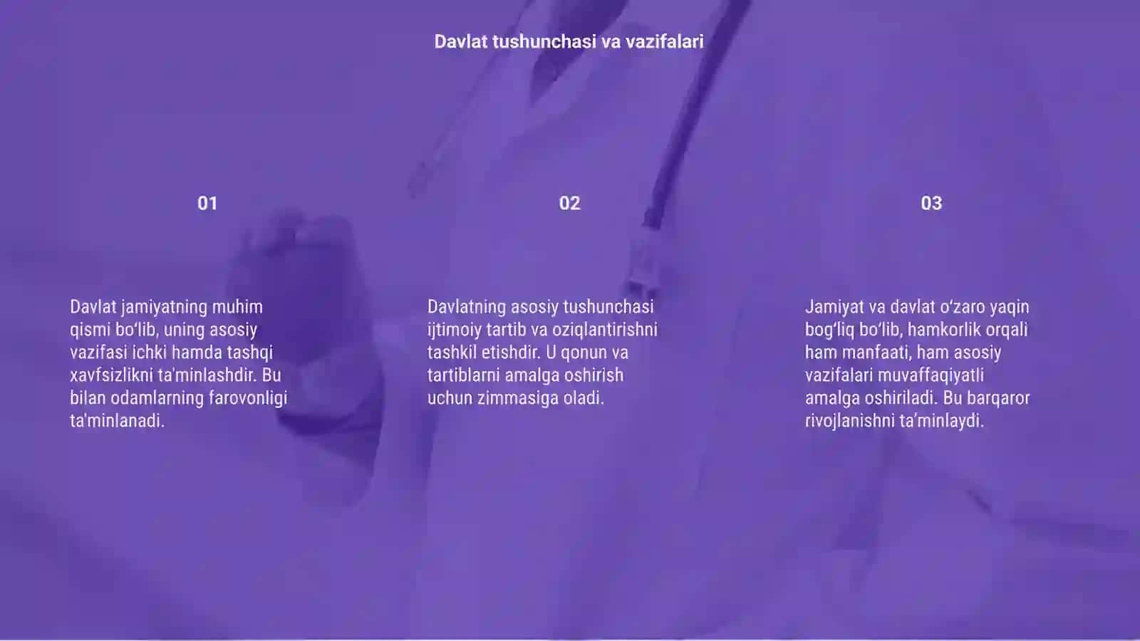 Davlat va jamiyat asoslari 3