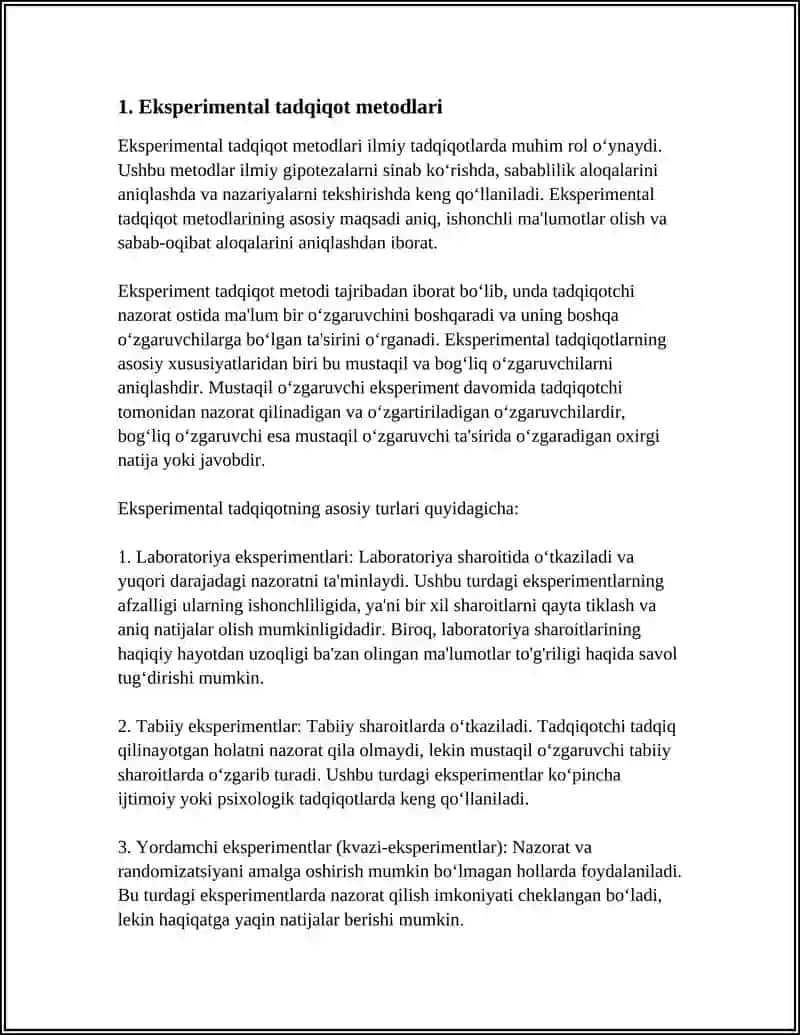 HOZIRGI ZAMON PSIXOLOGIYASINING TADQIQOT METODLARI 3