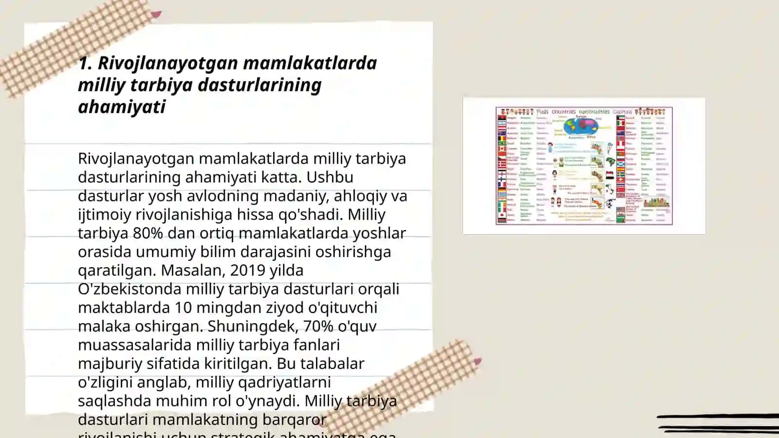 Rivojlangan mamlakatlarda Milliy tarbiya dasturlari 3