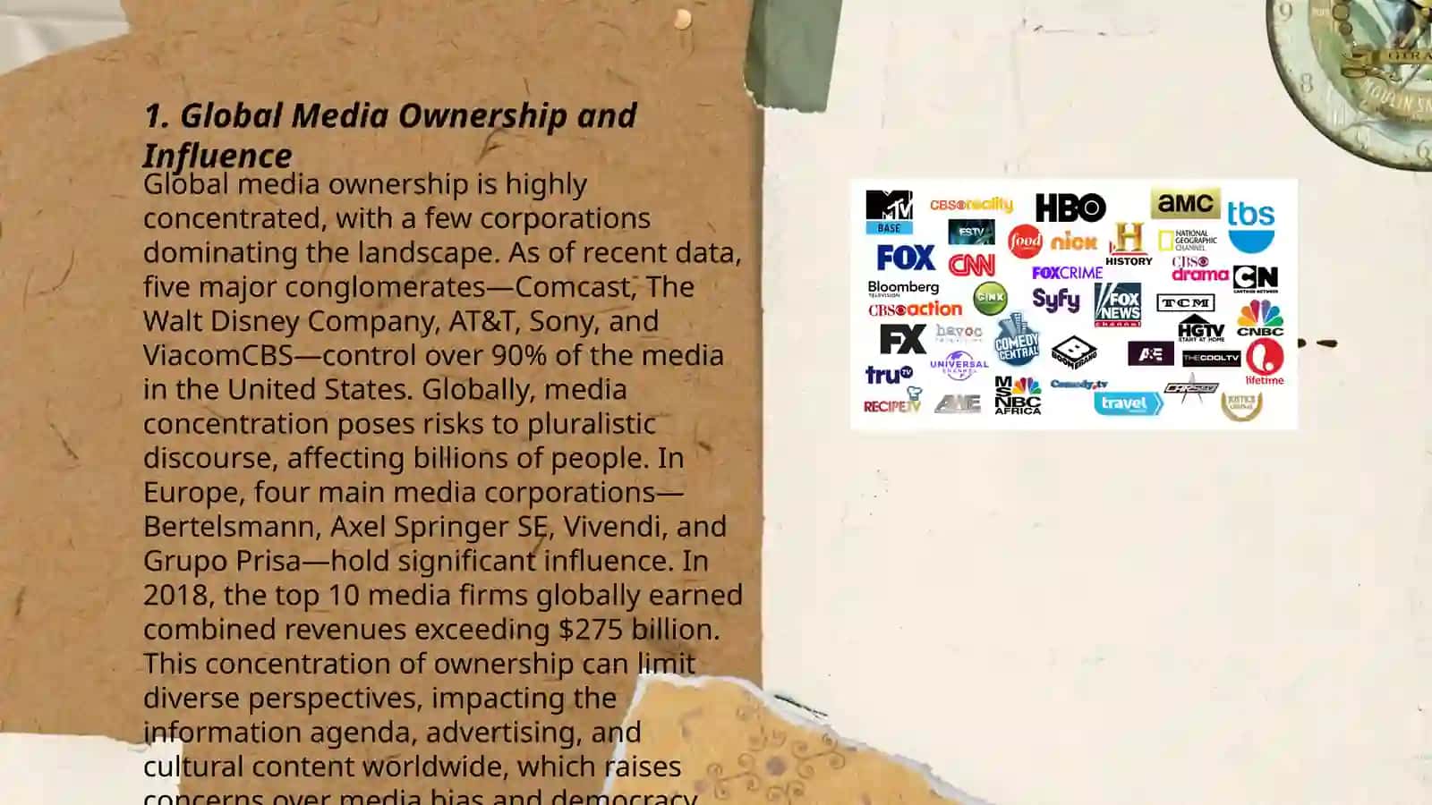 Global Media Ownership and Influence 3