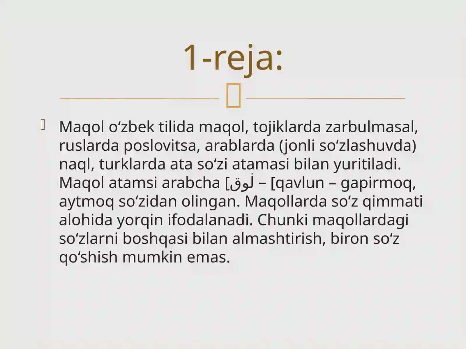 Xalq maqollari va topishmoqlari 3