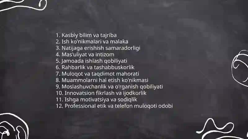 Xodim salohiyatini baholash 3