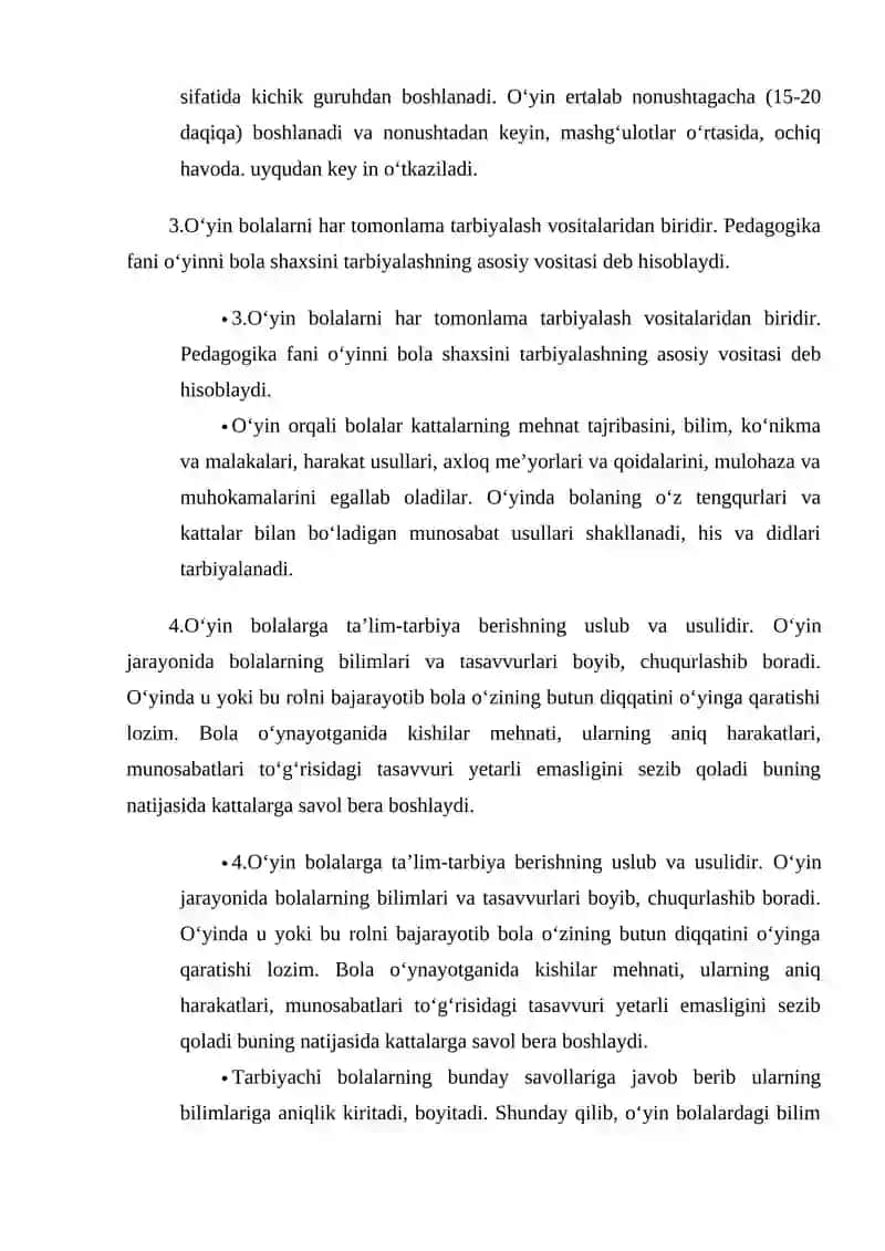 O‘yin turlari 3
