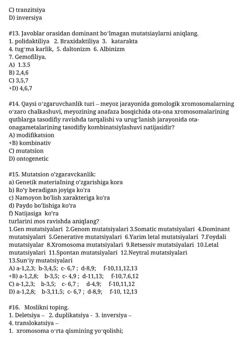 Kolovratkalarga ortiqcha dona bergandan keyin 3