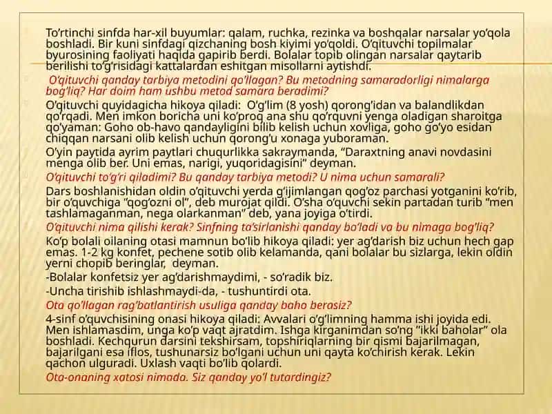 Tarbiyaning umumiy metodlari 3