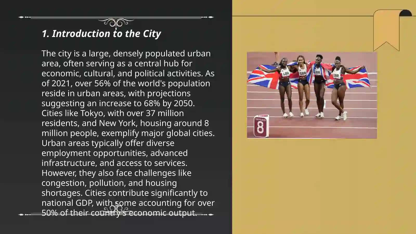 Presentation about A City to Host the Olympic Games 3