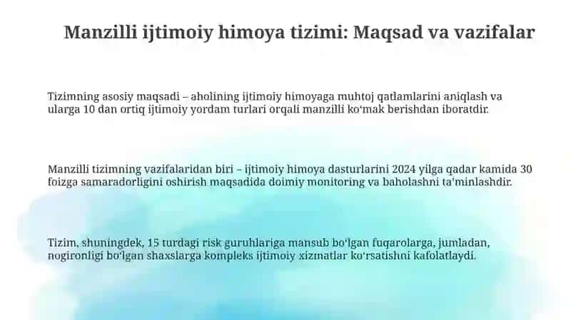 Manzilli ijtimoiy himoya tizimi 3