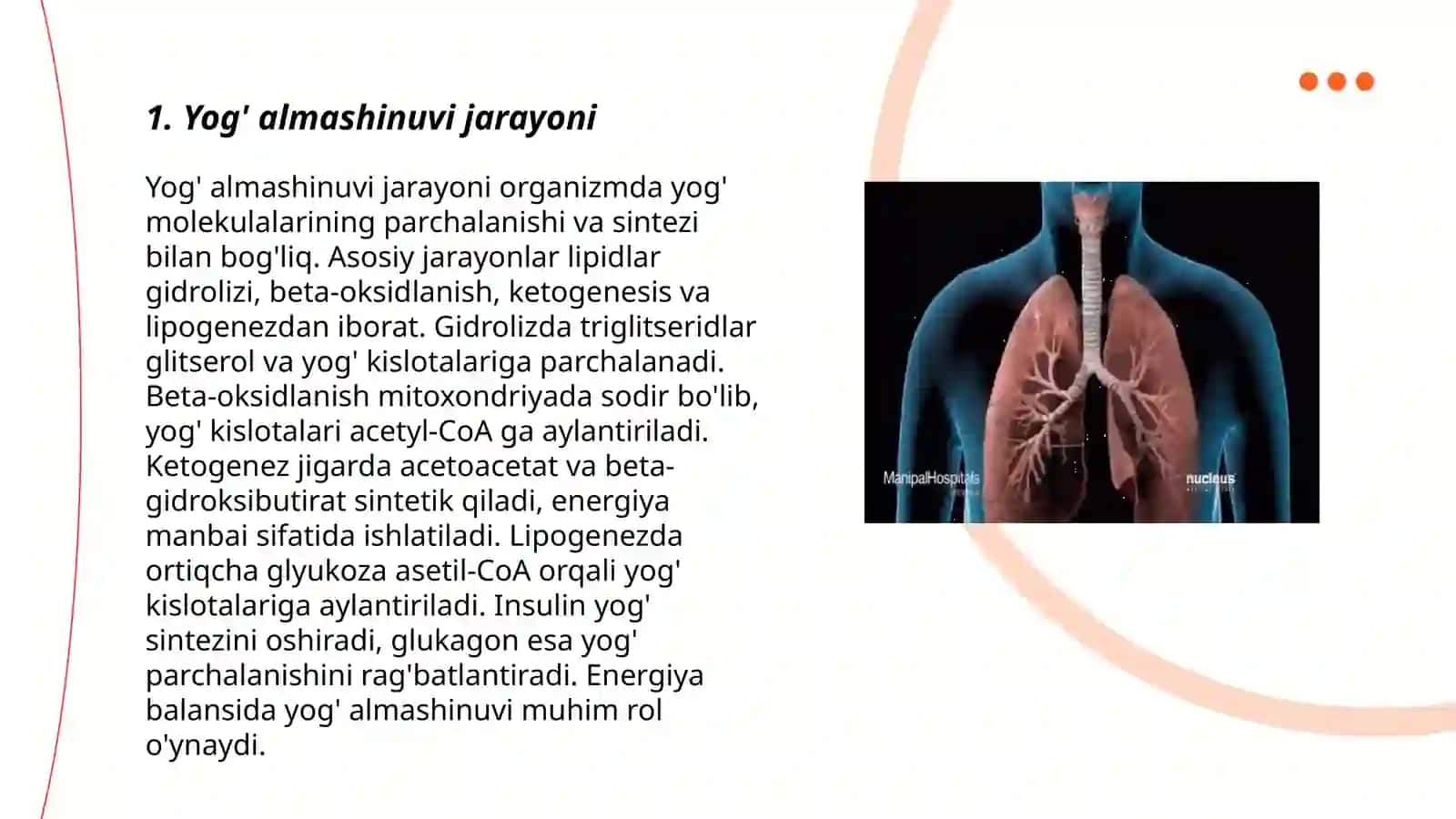 Oraliq yog' almashinuvi 3