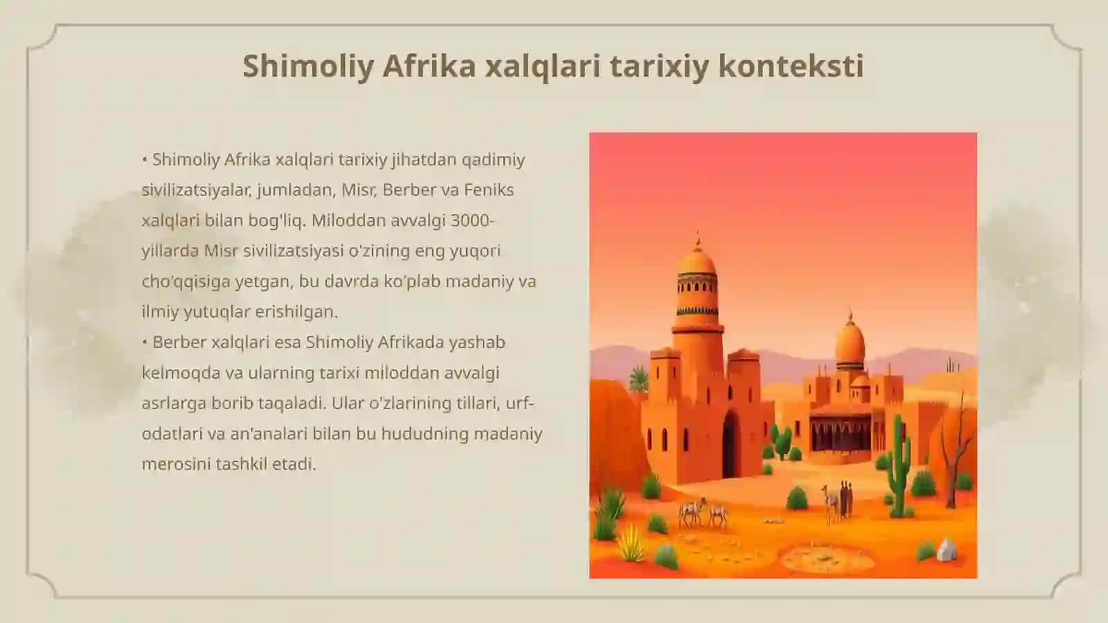 Shimoliy va Janubiy Afrika xalqlari etnologiyasi 3