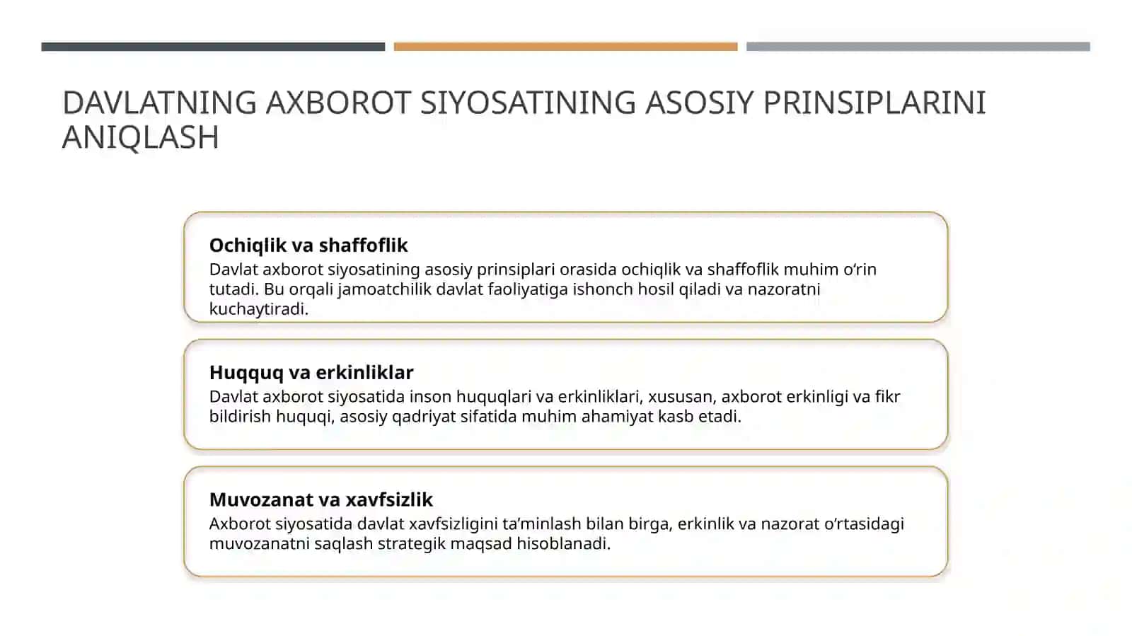 Davlatning axborot siyosati 3