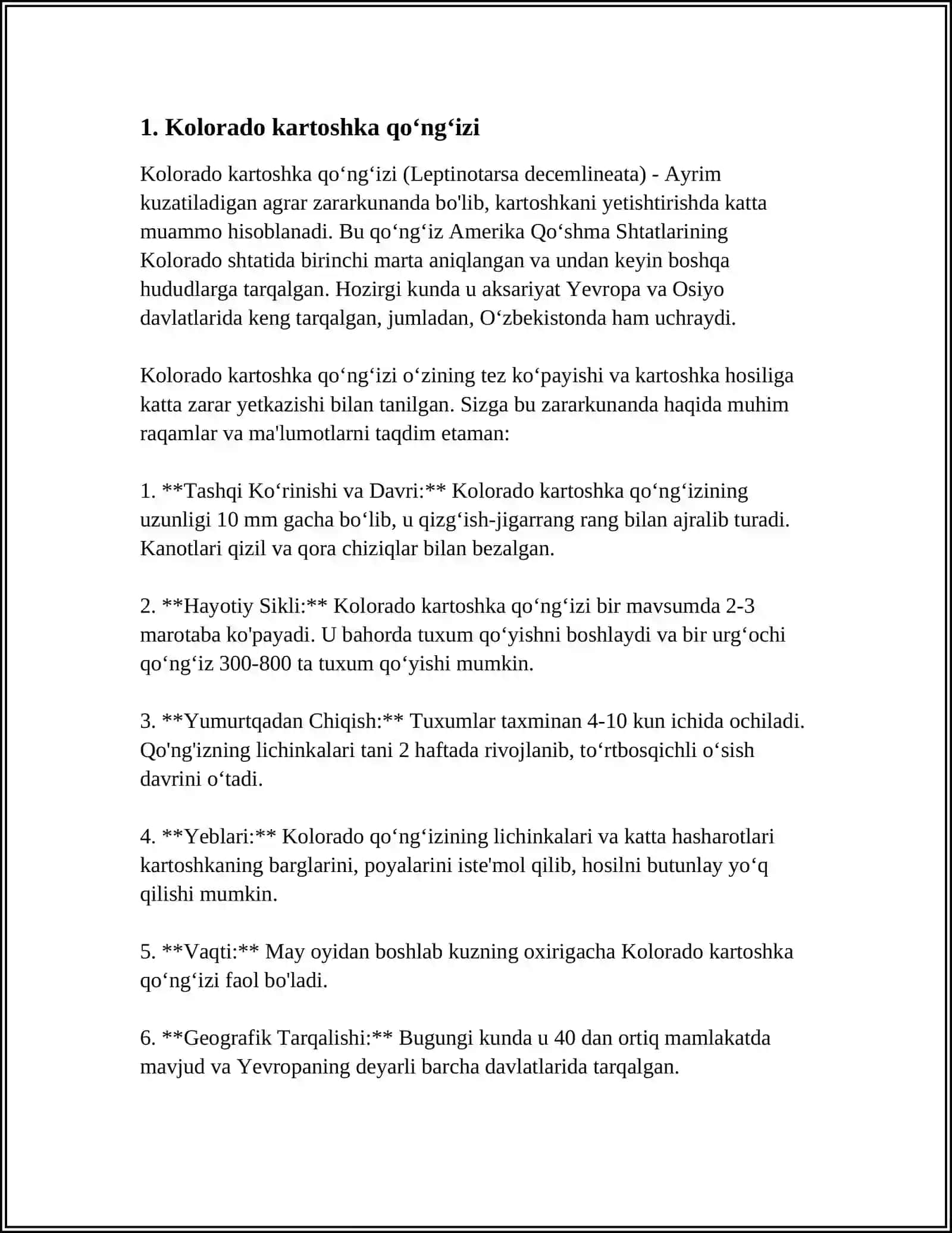 Kolorado kartoshka qo‘ng‘izi 3
