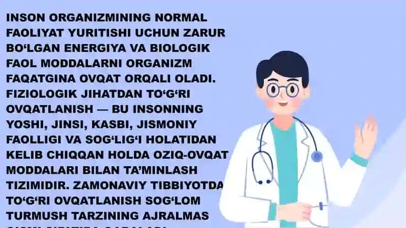 TO’G’RI OVQATLANISH ASOSLARI 3