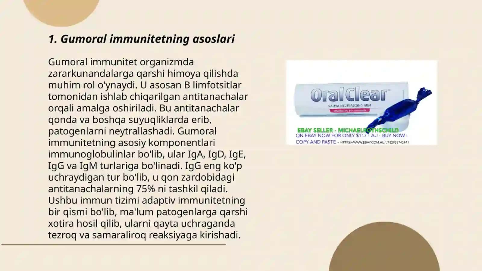 Gumoral immunitet 3