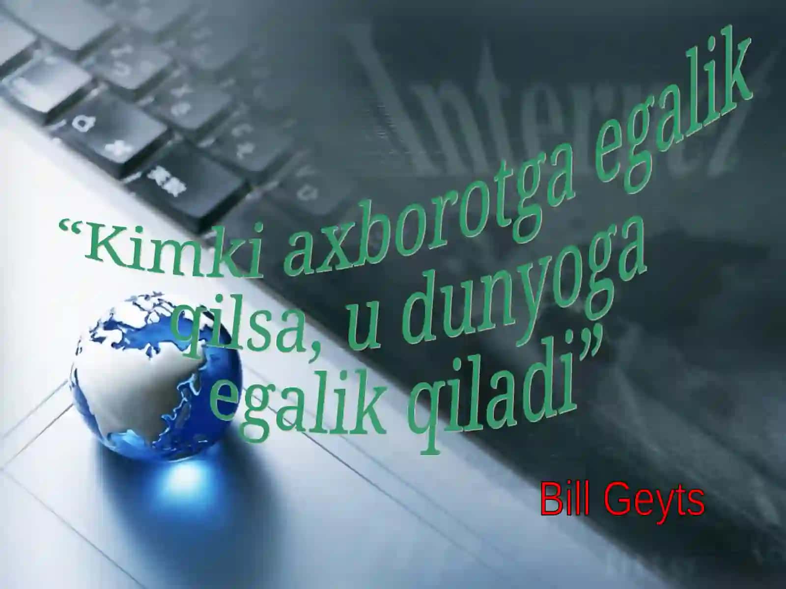 AXBOROTLI    OLAM MUAMMOLARI VA   INTERNET 3