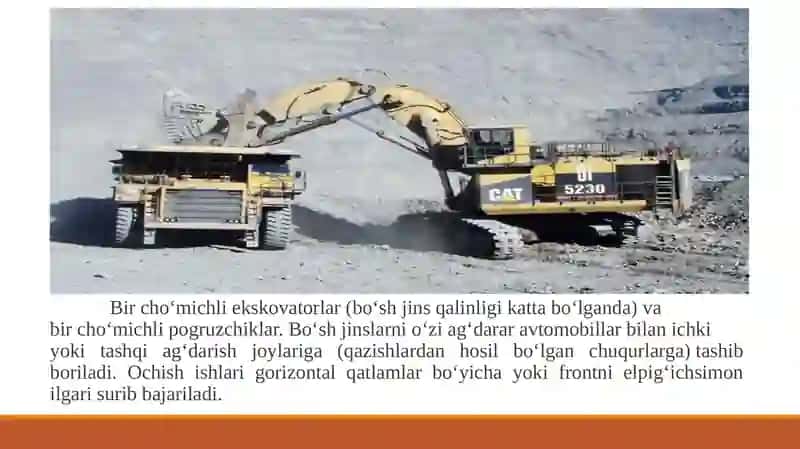 Tog‘ jinslarini qazib olish korxonasi 3