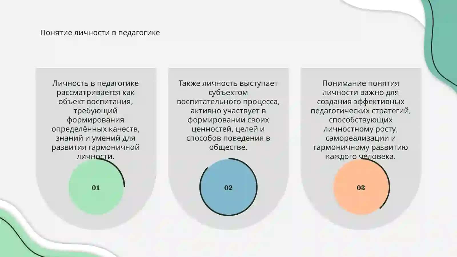 Личность как объект и субъект воспитания 3