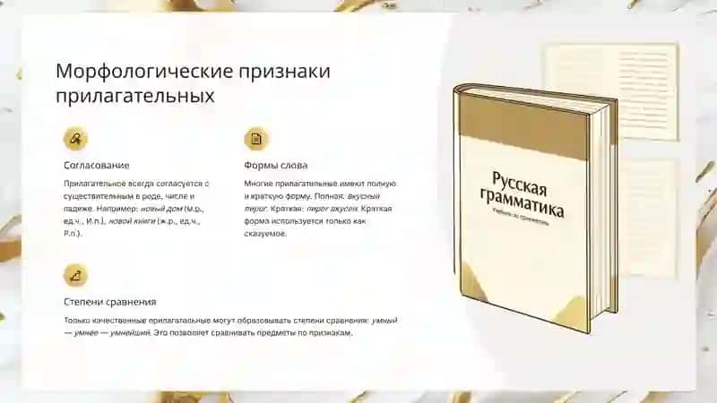 Имя прилагательное как часть речи 3
