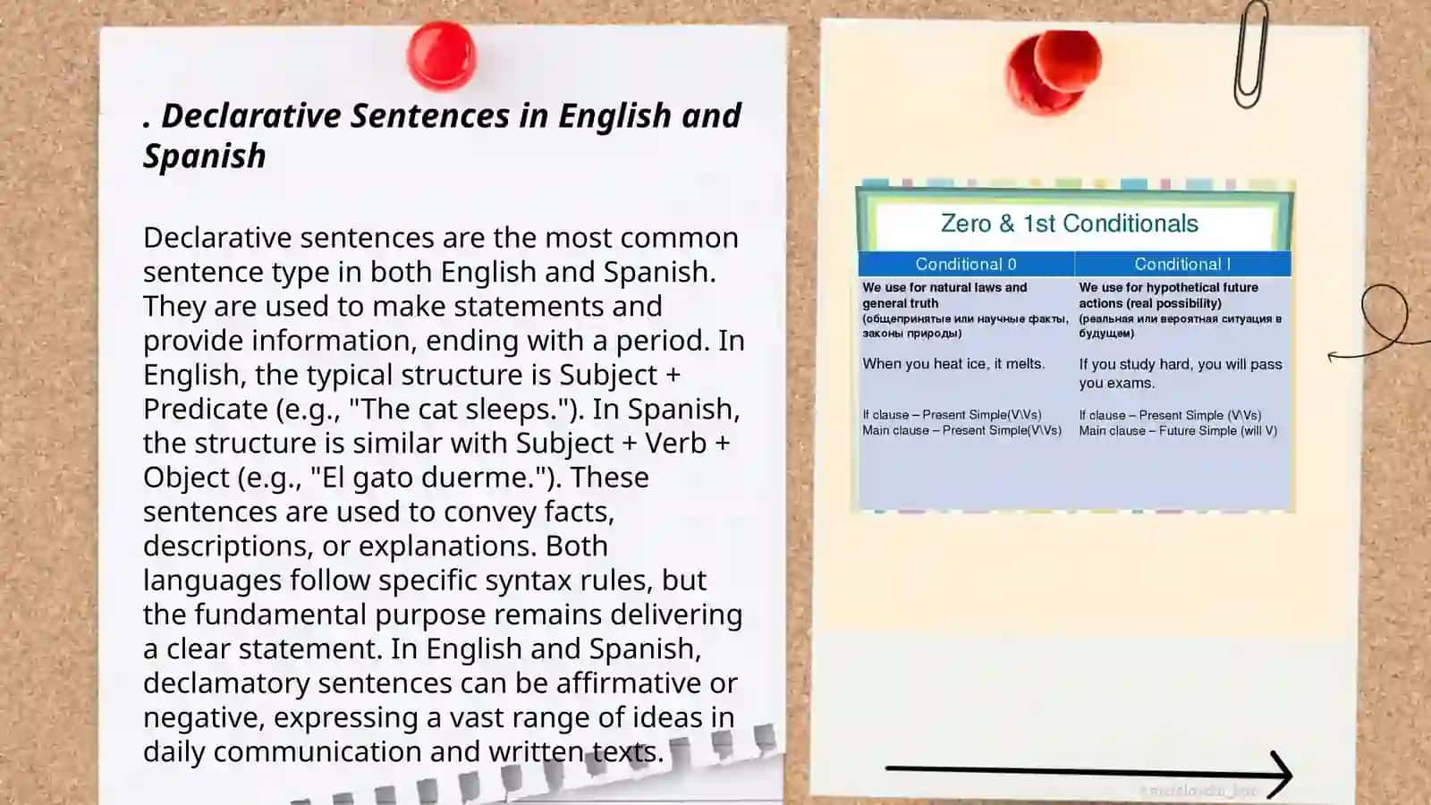 Communicative types of sentence in the compared languages 3