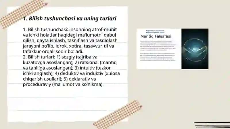Bilish falsafasi 3