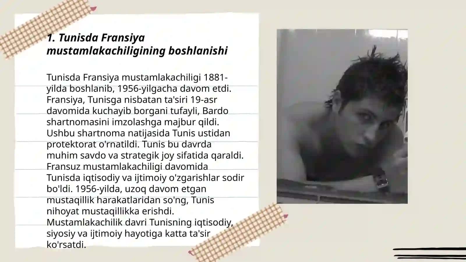 Tunisda Fransiya mustamlakachiligi davri 3