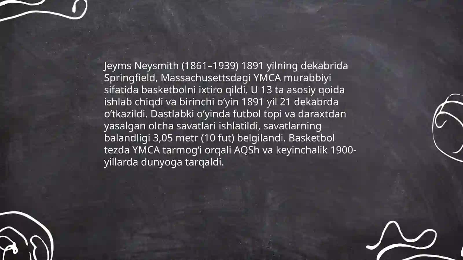 Basketbol o'yining kelib chiqishi va rivojlanish tarixi 3