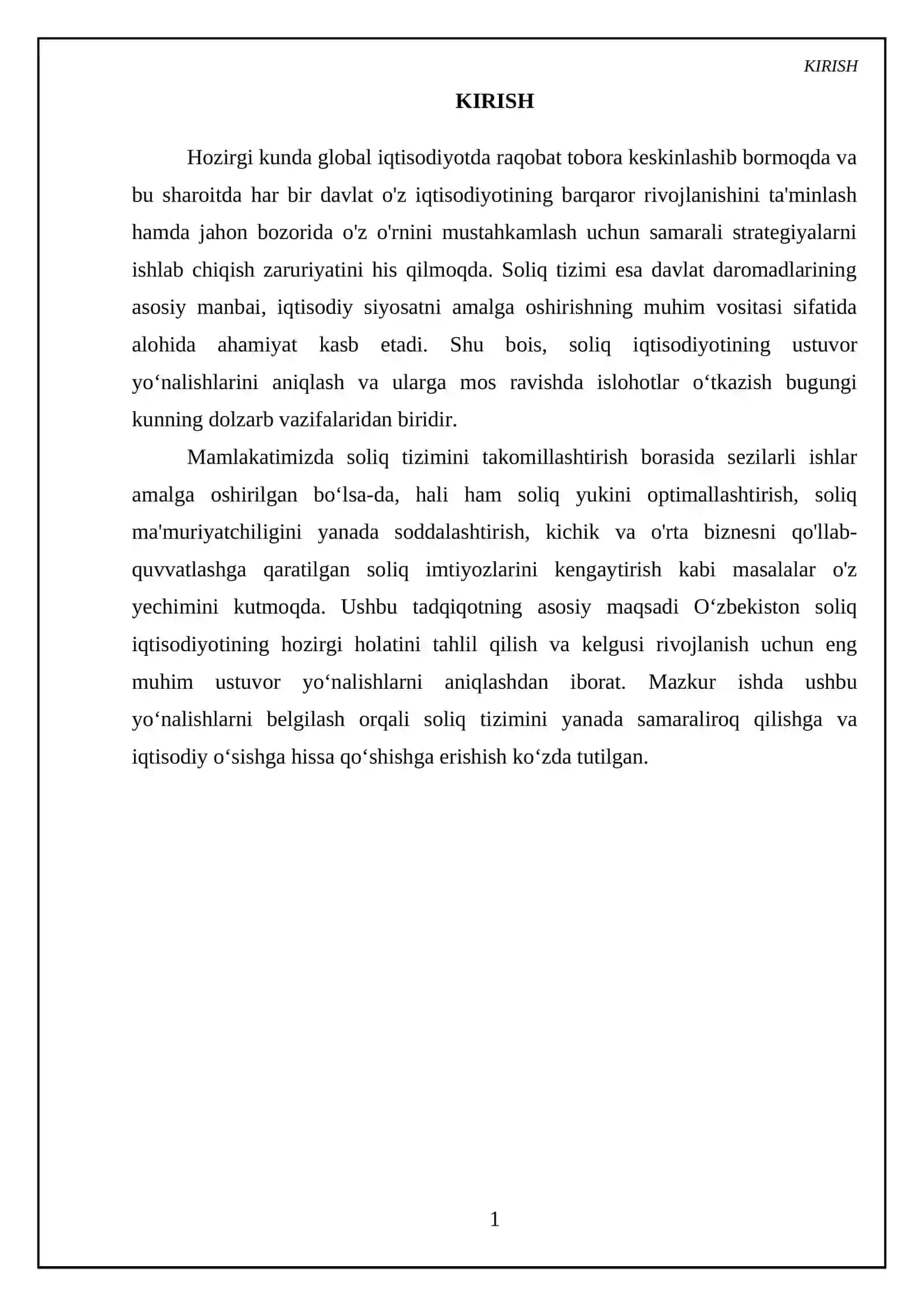 Soliq iqtisodiyotining ustuvor yo‘nalishlari 3