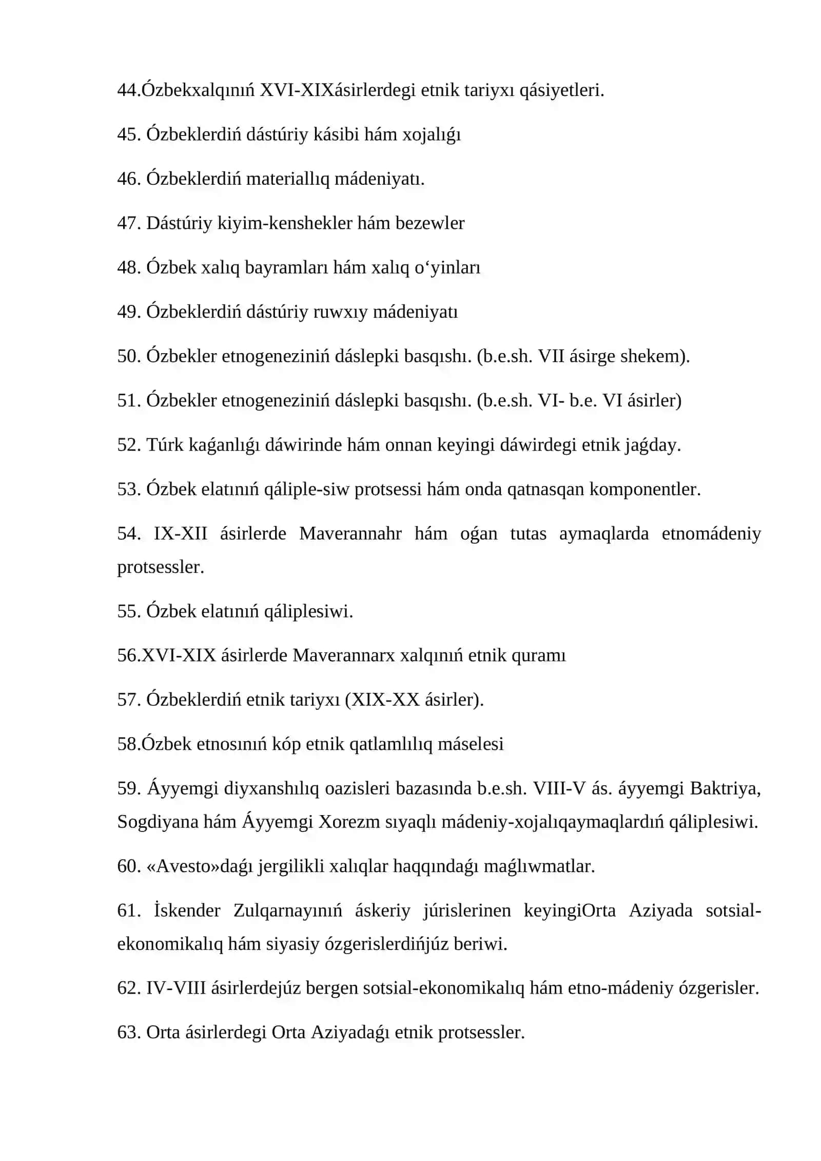 Sorawnama Etnogenez 4 kurs Arxeologiya 3