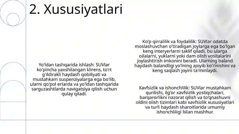 SUVlar 3