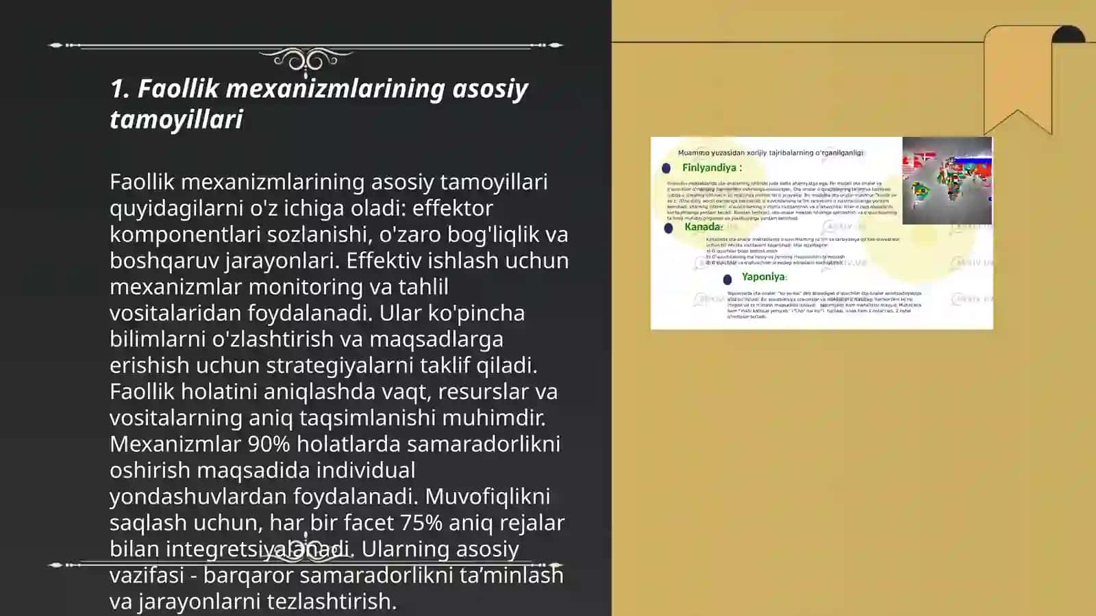 Faollik mexanizmlari tasnifi 3