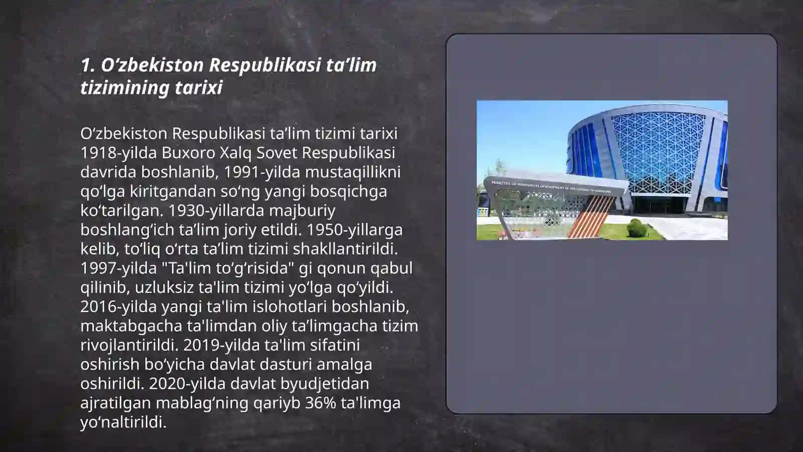 Oʻzbekiston Respublikasi Taʼlim Tizimi 3