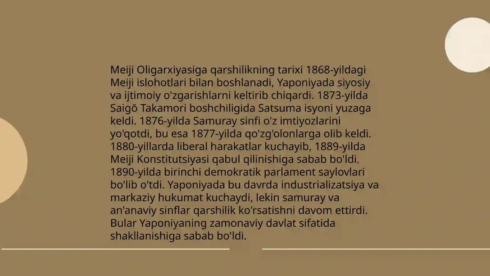 Meiji Oligarxiyasiga qarshilik harakatlari 3