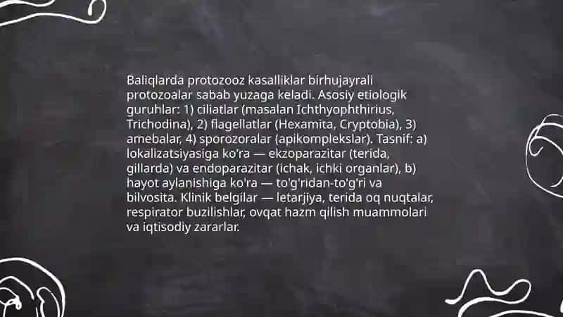 Baliqlarning protozooz kasalliklari 3