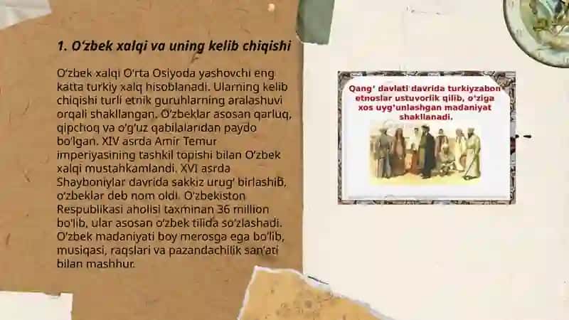 Oʻzbek xalqining shakllanish jarayoni 3